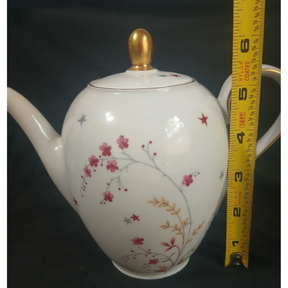 Vintage Eschenbach Bavaria Germany Clarice Floral Tea Set 13 pcs Stamped W838 24
